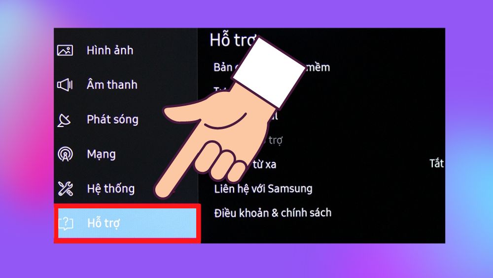 Khôi phục cài đặt gốc của tivi bước 3