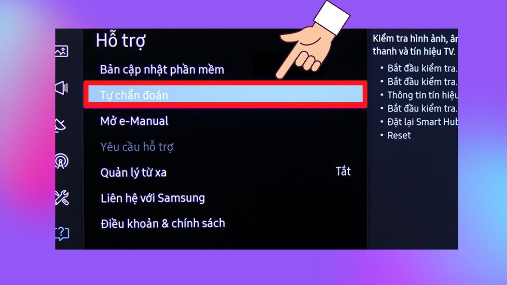 Khôi phục cài đặt gốc của tivi bước 4