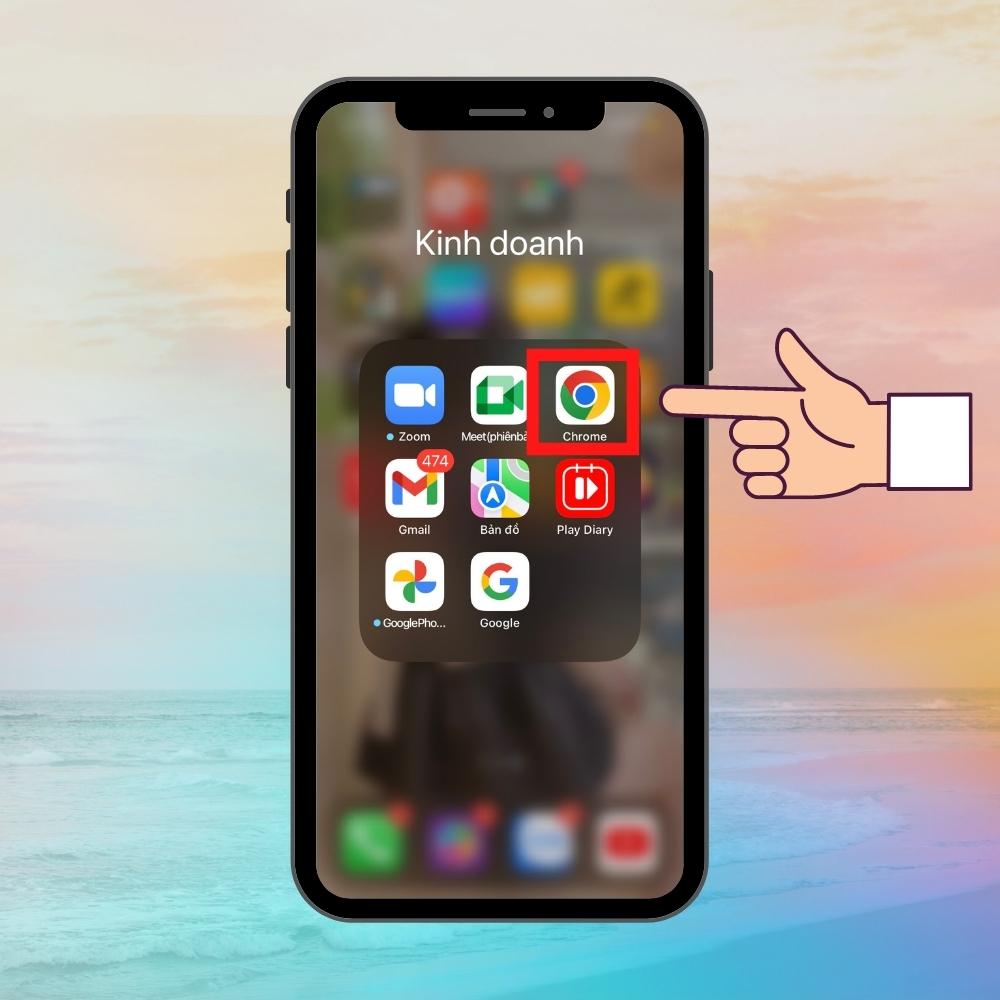Cách xóa bộ nhớ Cache trên iPhone bằng ứng dụng Chrome 1