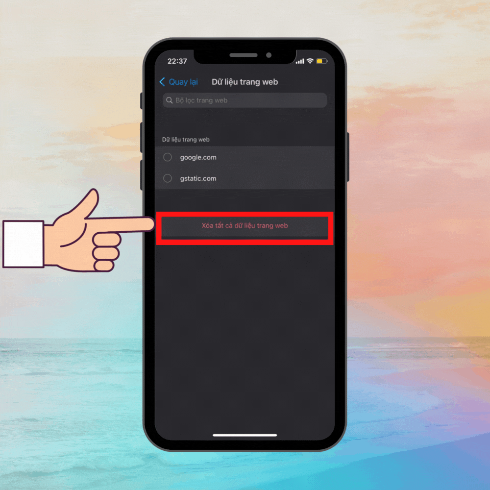 Cách xóa bộ nhớ cache trên iPhone ở trình duyệt Firefox 2