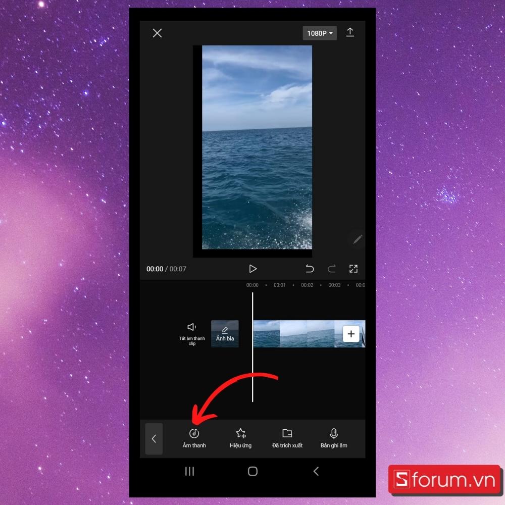 Cách chuyển nhạc Youtube sang Capcut- Bước 8 