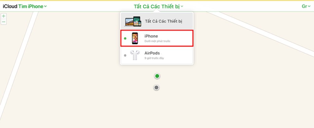 Cách tìm iP bị mất khi thiết bị đang bật 3