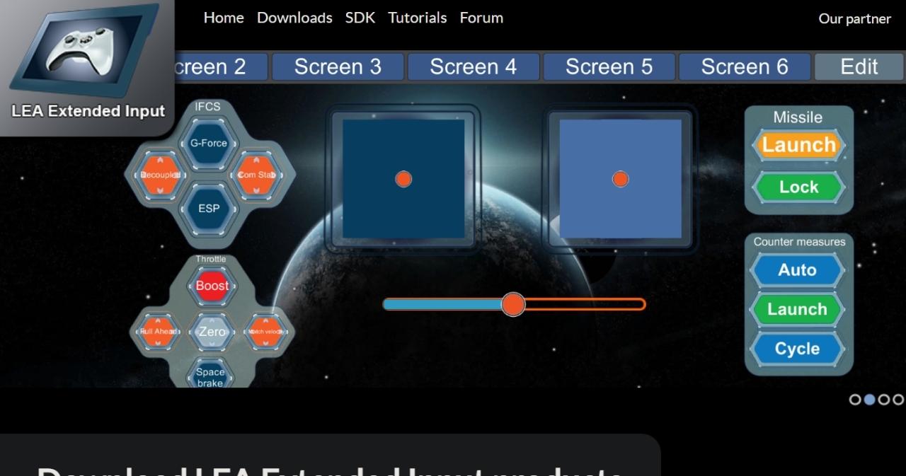 LEA Extended Input Gamepad - Bước 1