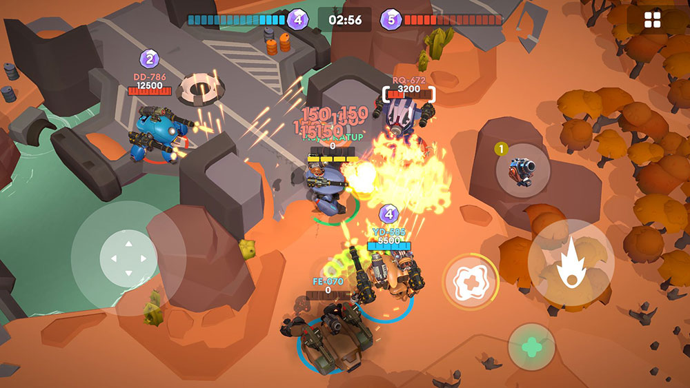 game chiến đấu góc nhìn trên cao 