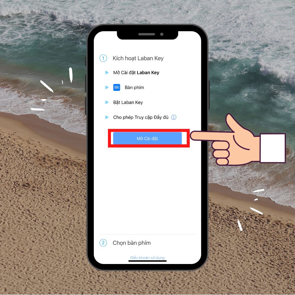 Cách 1: Kích hoạt Laban Key trên iPhone 1