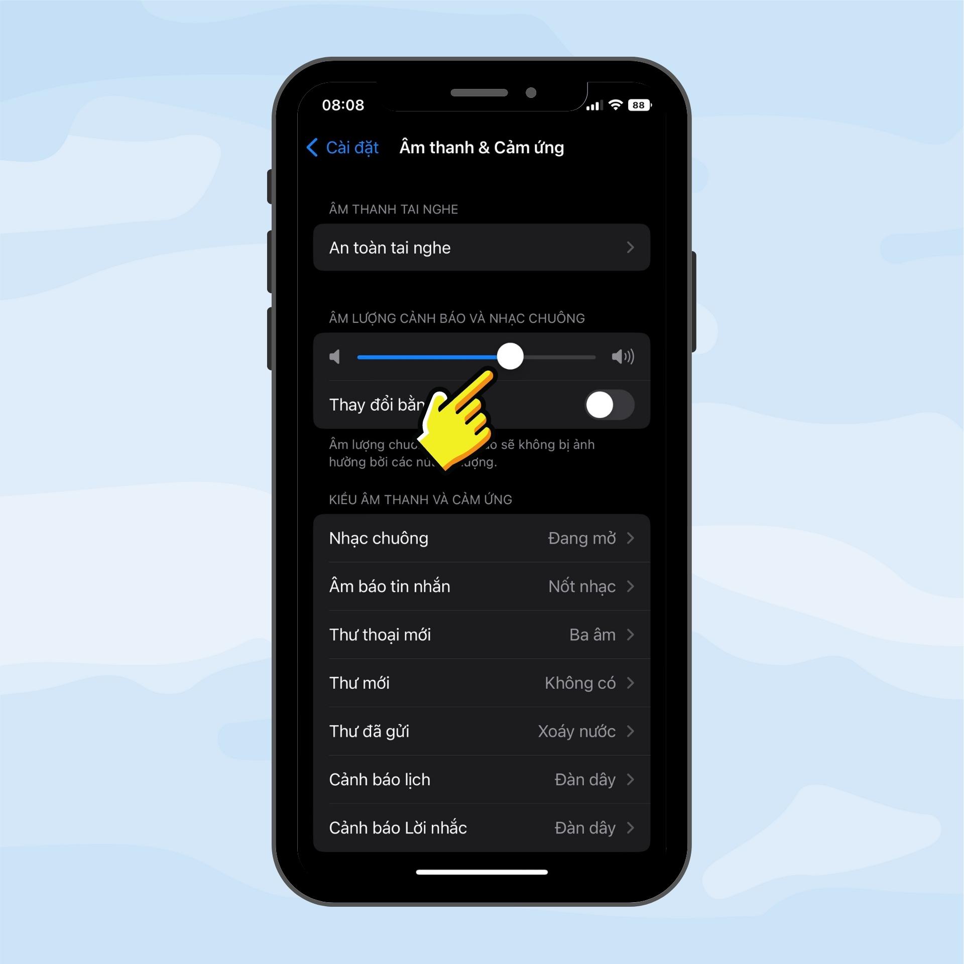 Hướng dẫn cách sửa lỗi loa iphone bị nhỏ bước 2