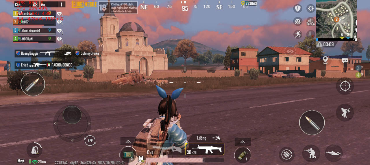 CHơi PUBG Mobile trên OnePlus 10T 5G 