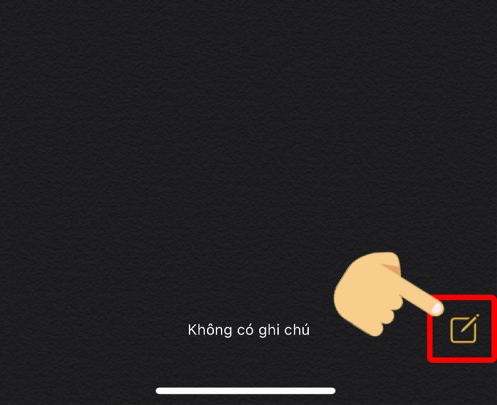 Quét tài liệu ở trong ứng dụng Notes 1