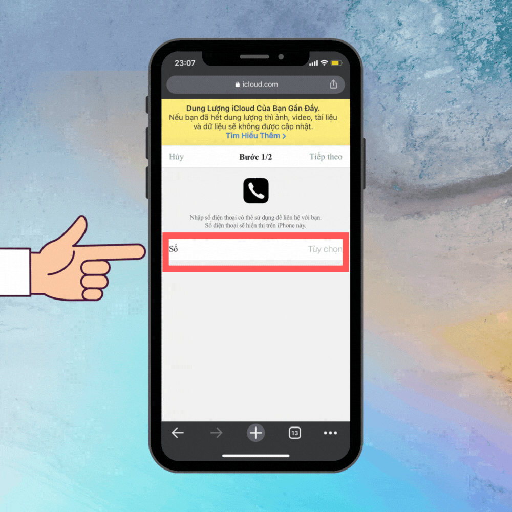 Cách tìm iPhone bị mất bằng điện thoại khác