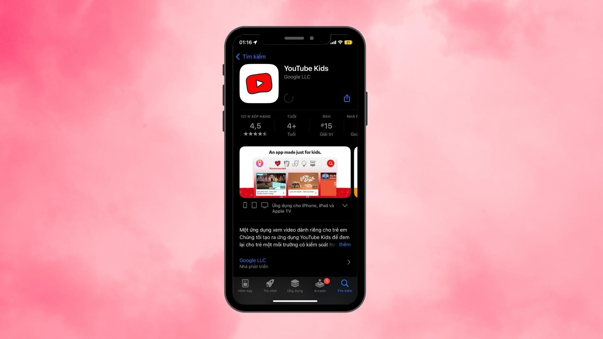 Hướng dẫn cách dùng Youtube Kids - Youtube hoạt hình thiếu nhi - Bước 1