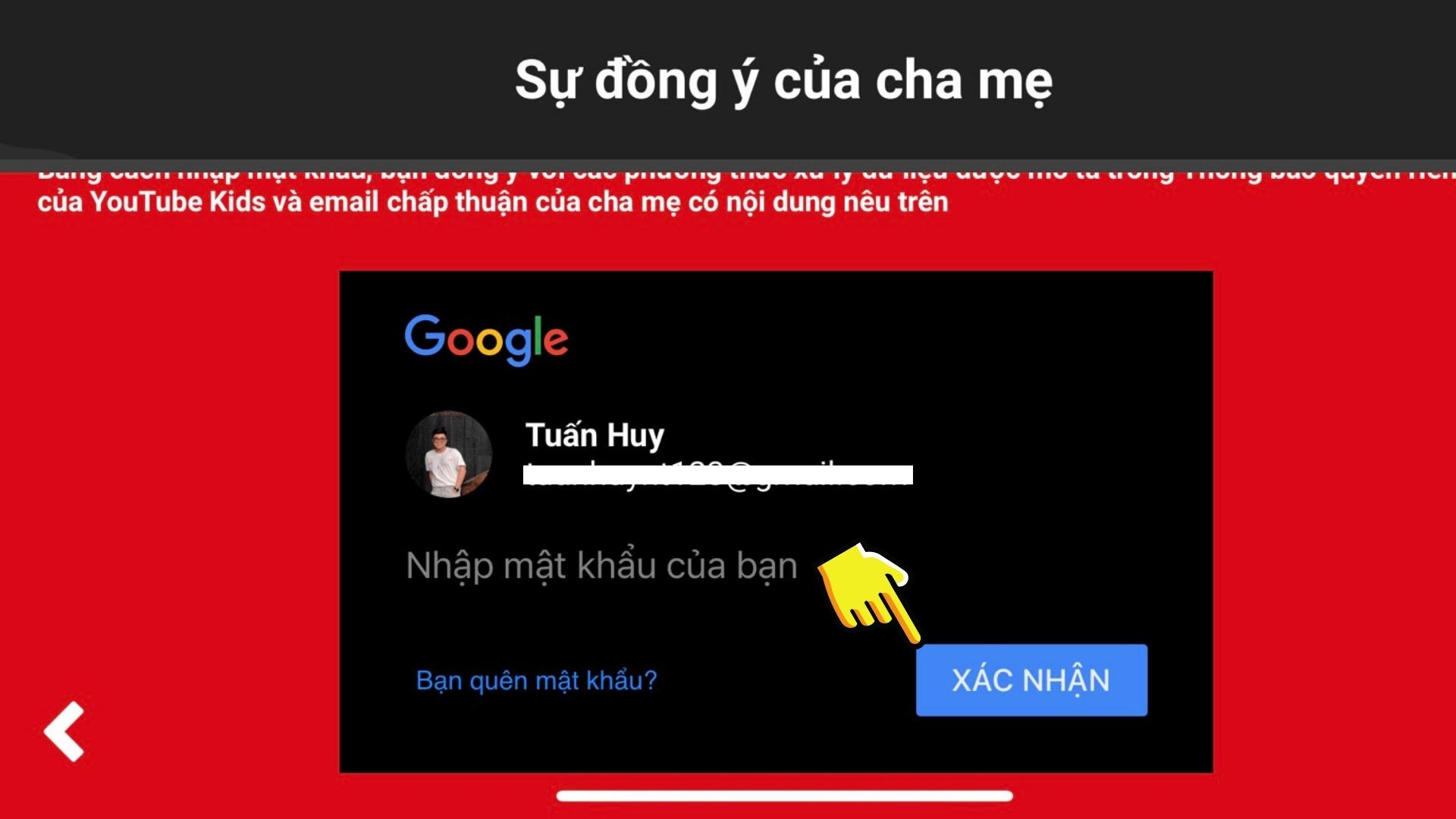 Hướng dẫn cách dùng Youtube Kids - Youtube hoạt hình thiếu nhi - Bước 5