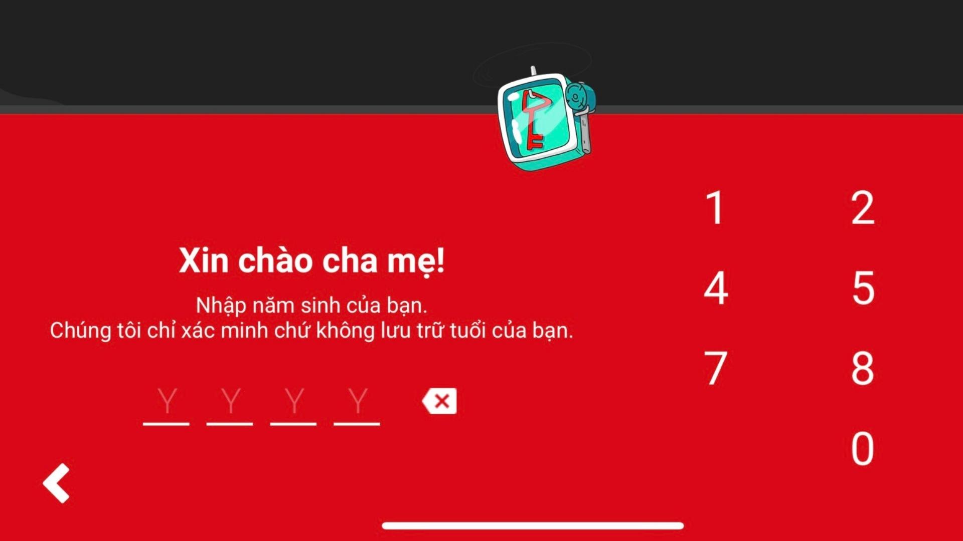 Hướng dẫn cách dùng Youtube Kids - Youtube hoạt hình thiếu nhi - Bước 3