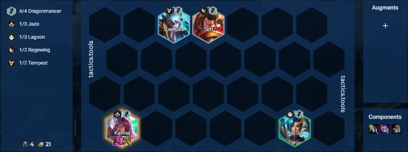 đầu trận karma reroll