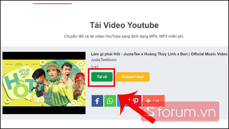 Download Video Youtube từ website Youtube