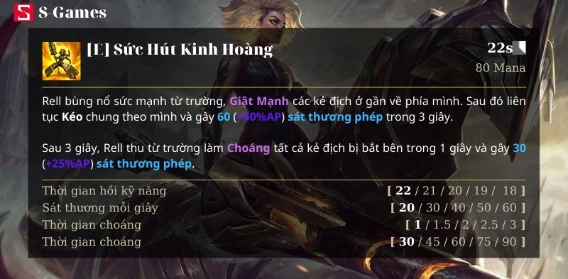 Kỹ năng E Rell rework