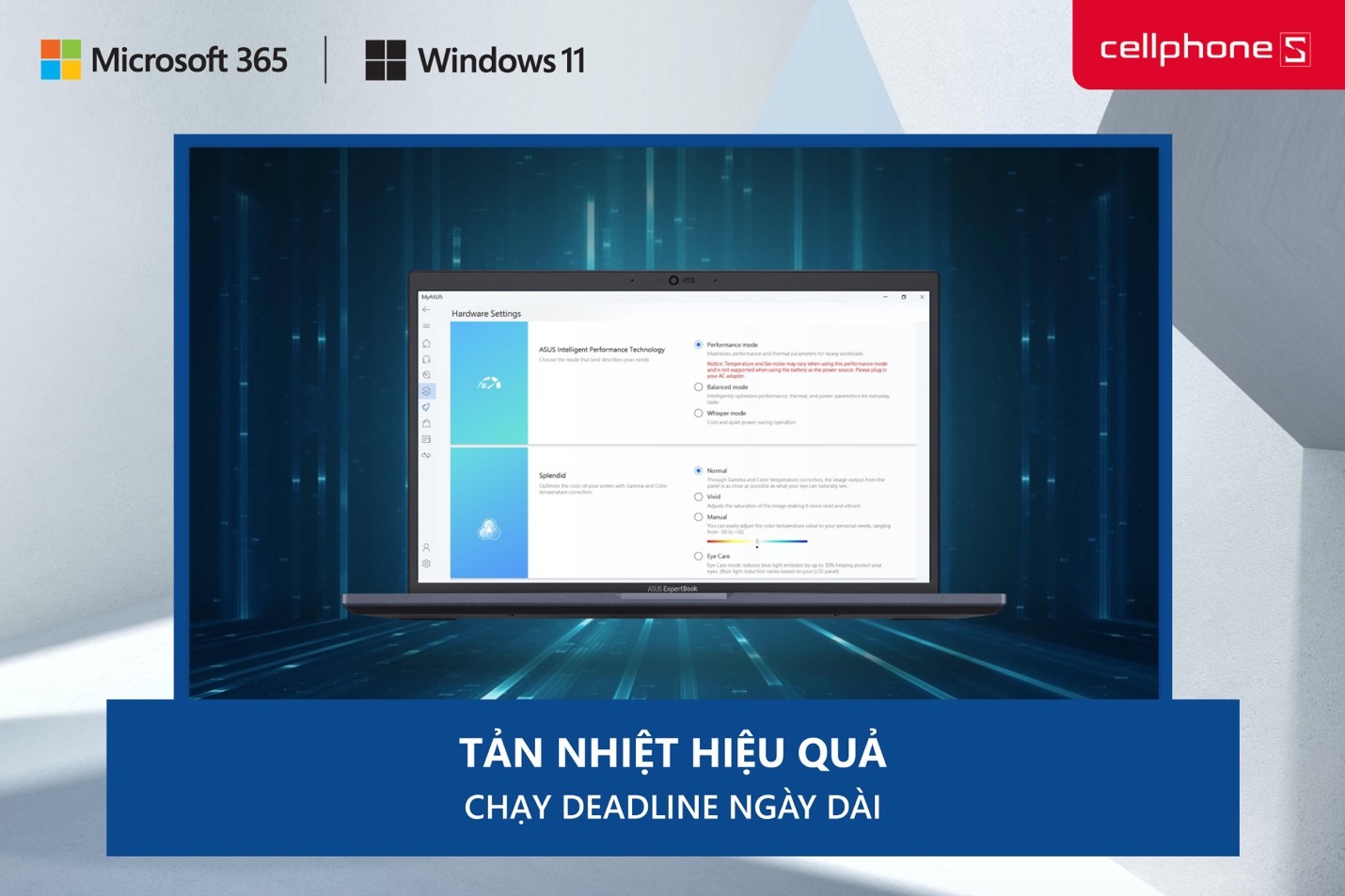 TẢN NHIỆT HIỆU QUẢ CHẠY DEADLINE NGÀY DÀI