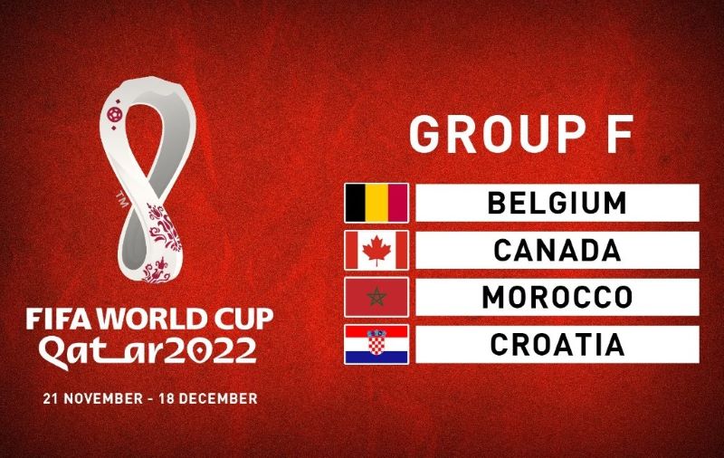 logo 4 đội tuyển Bảng F World Cup 2022 Qatar