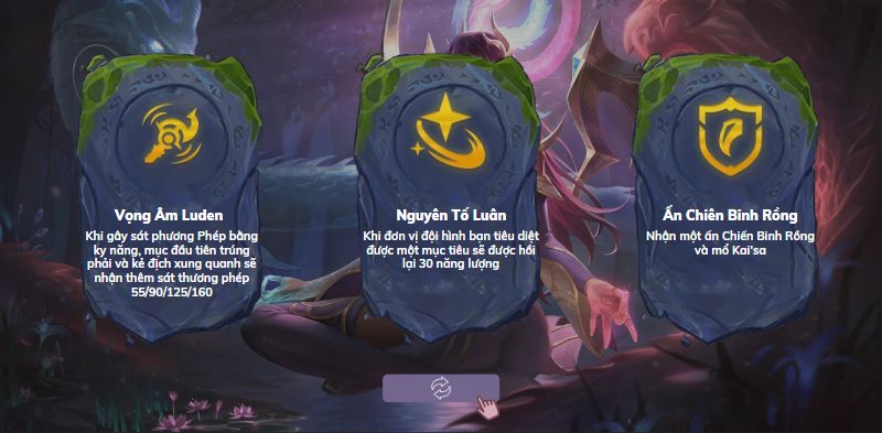 nâng cấp rồng thần karma reroll