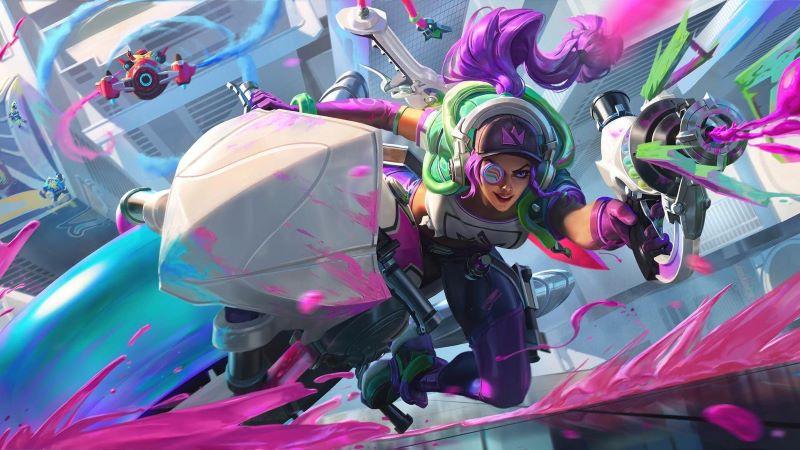 skin LMHT Tốc Chiến Samira Chromatic Vandal