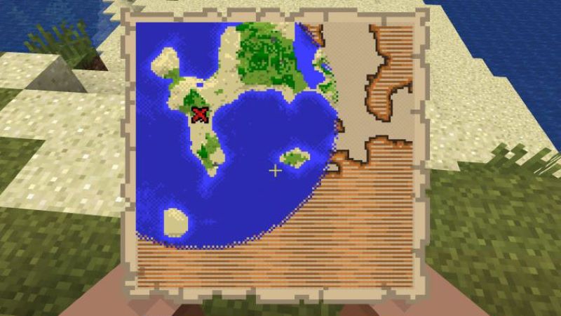 bản đồ kho báu tìm kim cương các khu vực trong minecraft