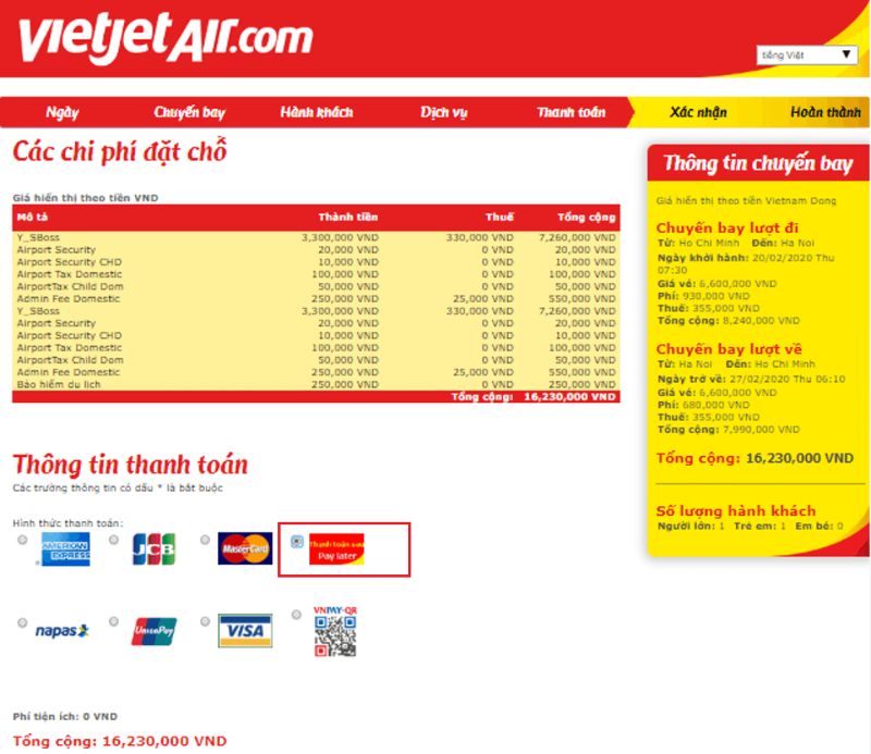 Check in online Vietjet là gì?