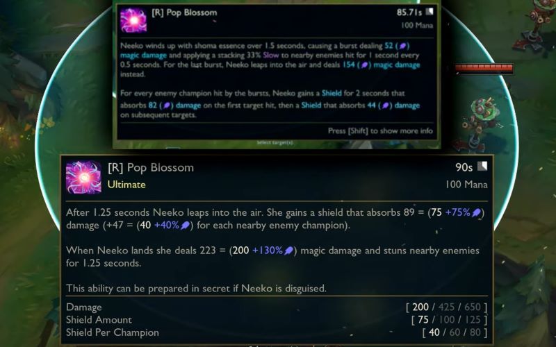 Chiêu R tướng Neeko LMHT sau rework
