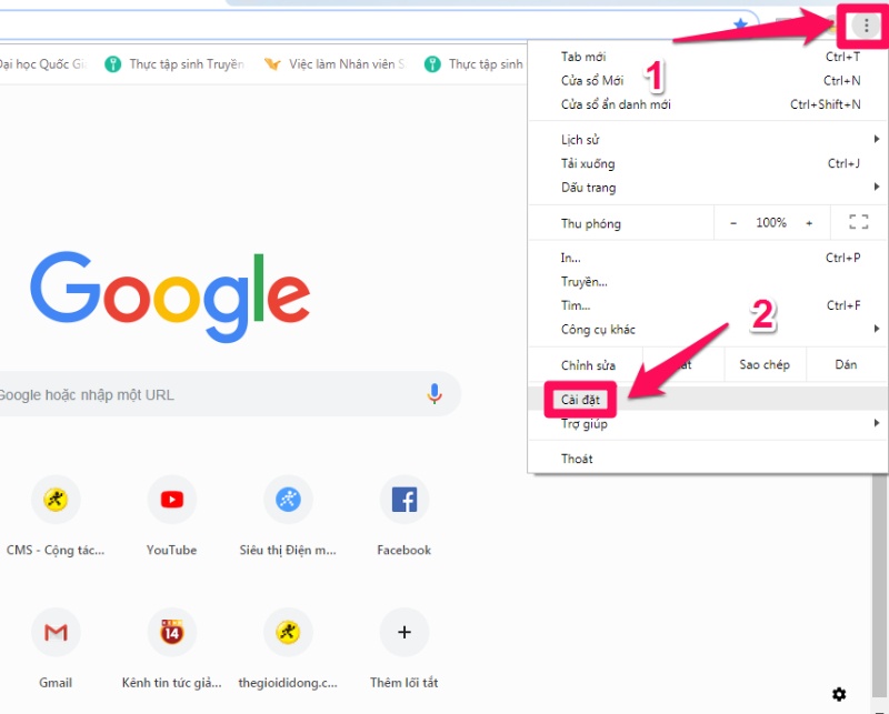 Hướng dẫn cách bật/tắt quản lý Cookie trên trình duyệt Chrome