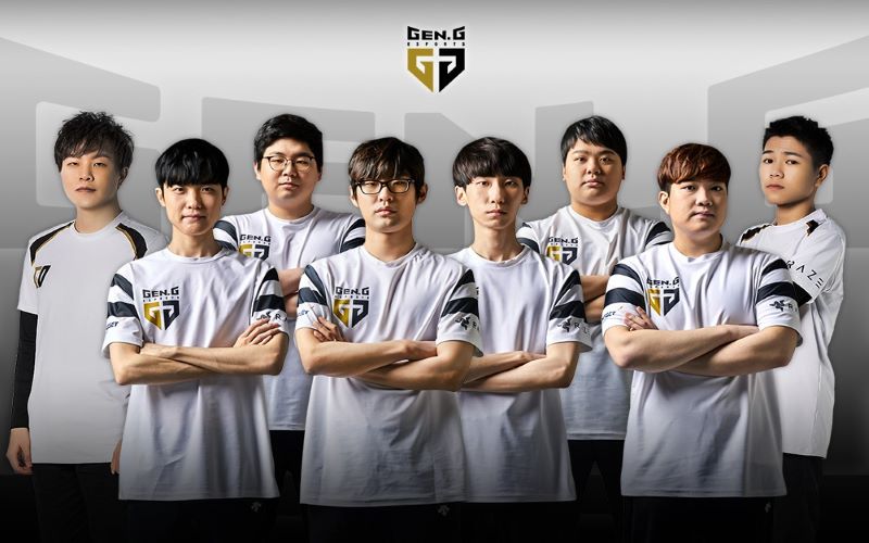 đội hình Gen.G - khu vực LCK CKTG 2022