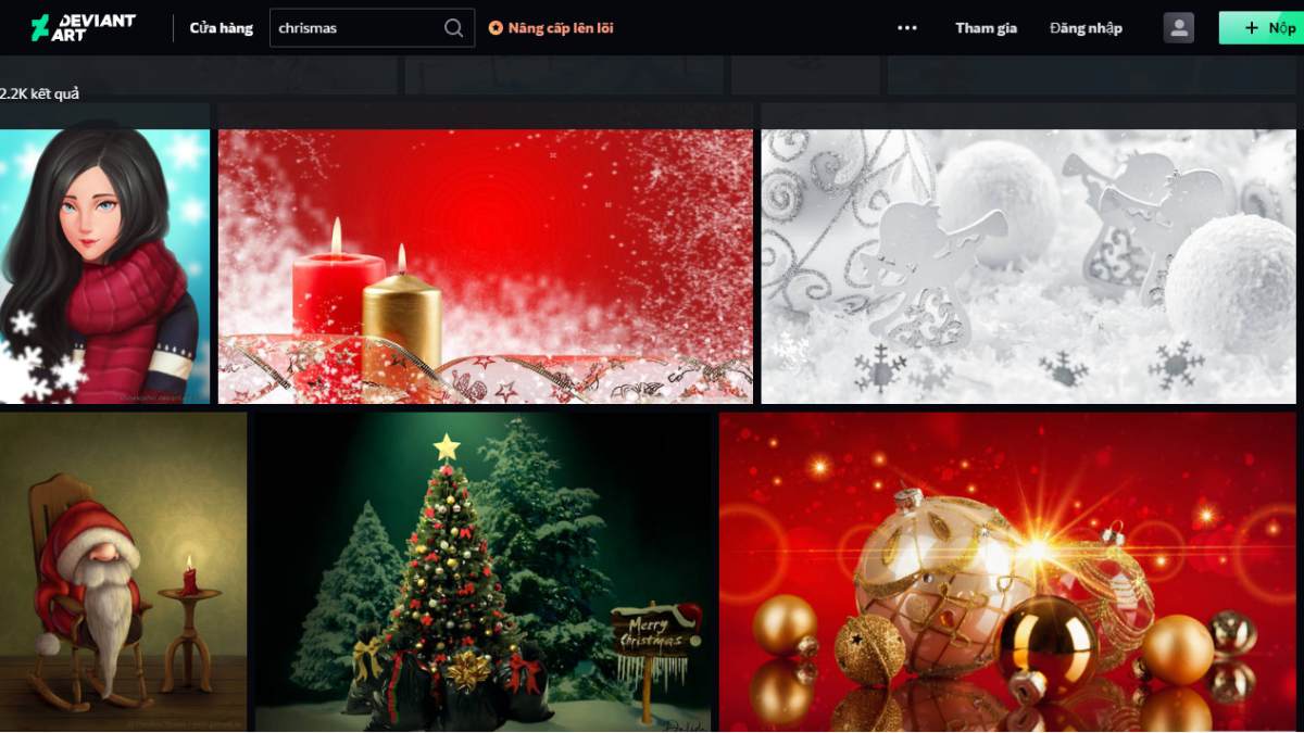 DeviantArt Wallpaper - hình nền noel đẹp