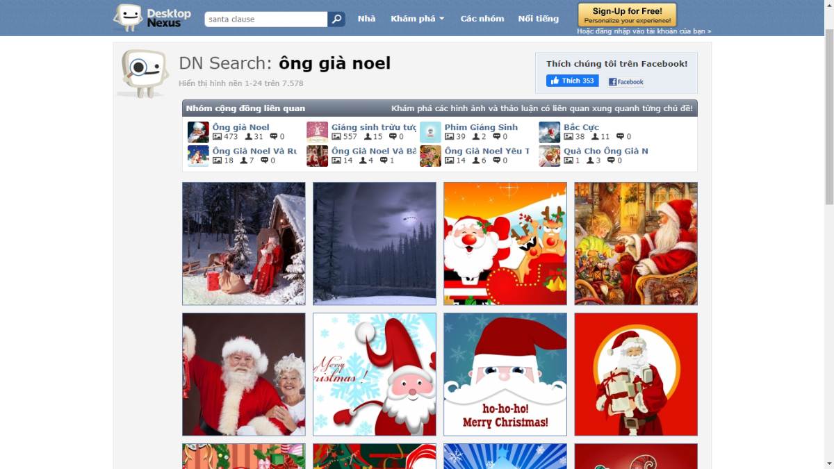 Desktop Nexus hình nền noel