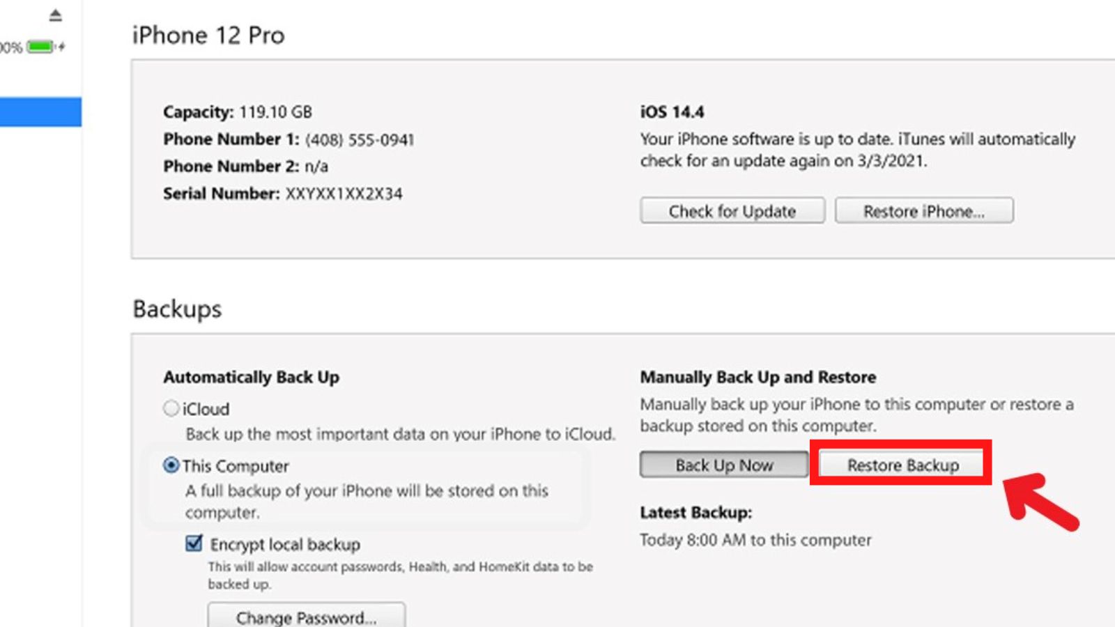 IP bị vô hiệu hóa kết nối với iTunes - Hình 2