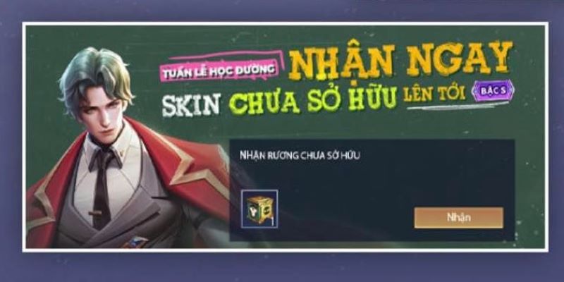 bước 3 hướng dẫn sự kiện Đặt Trước Skin, Nhận skin free liên quân