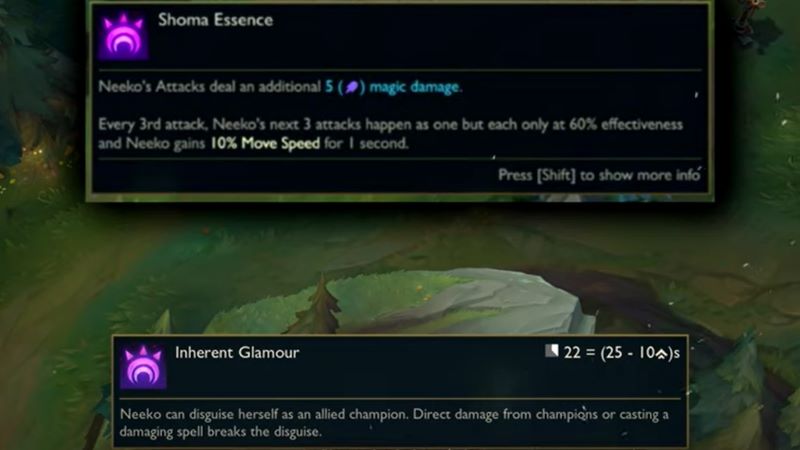 Nội tại tướng Neeko LMHT rework