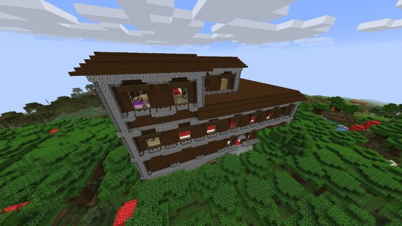 kim cương ở phòng bí mật ở Woodland Mansion khu vuc trong minecraft