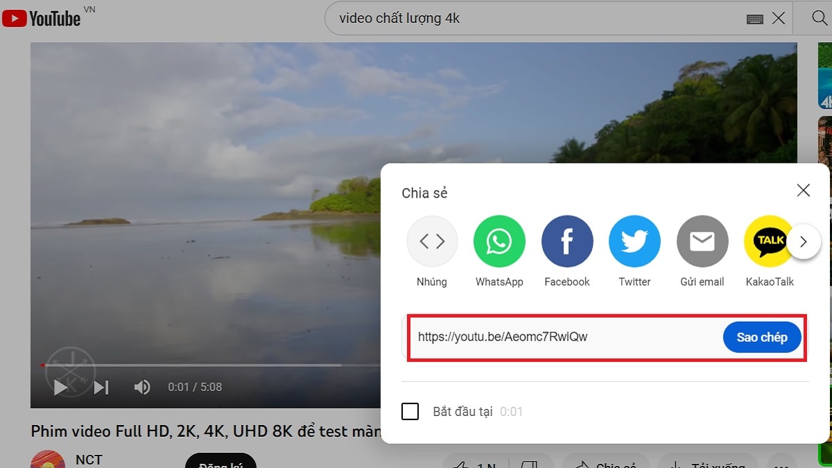 Cách tải video Youtube 4K về máy tính bước 2