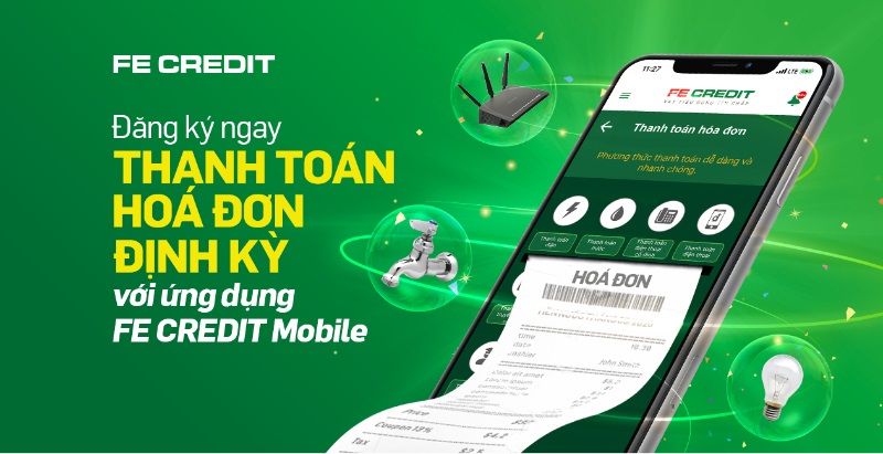 Thanh toán FE qua Internet Banking nhanh chóng, tiện lợi