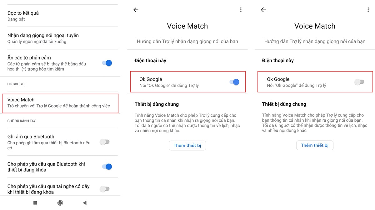 Cách tắt trợ lý ảo Ok Google trên hệ điều hành Android