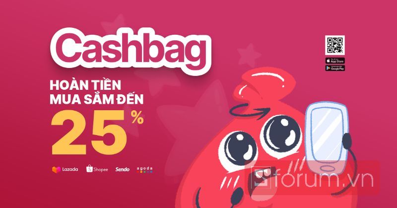 App Cashbag kiếm tiền uy tín online qua mua sắm