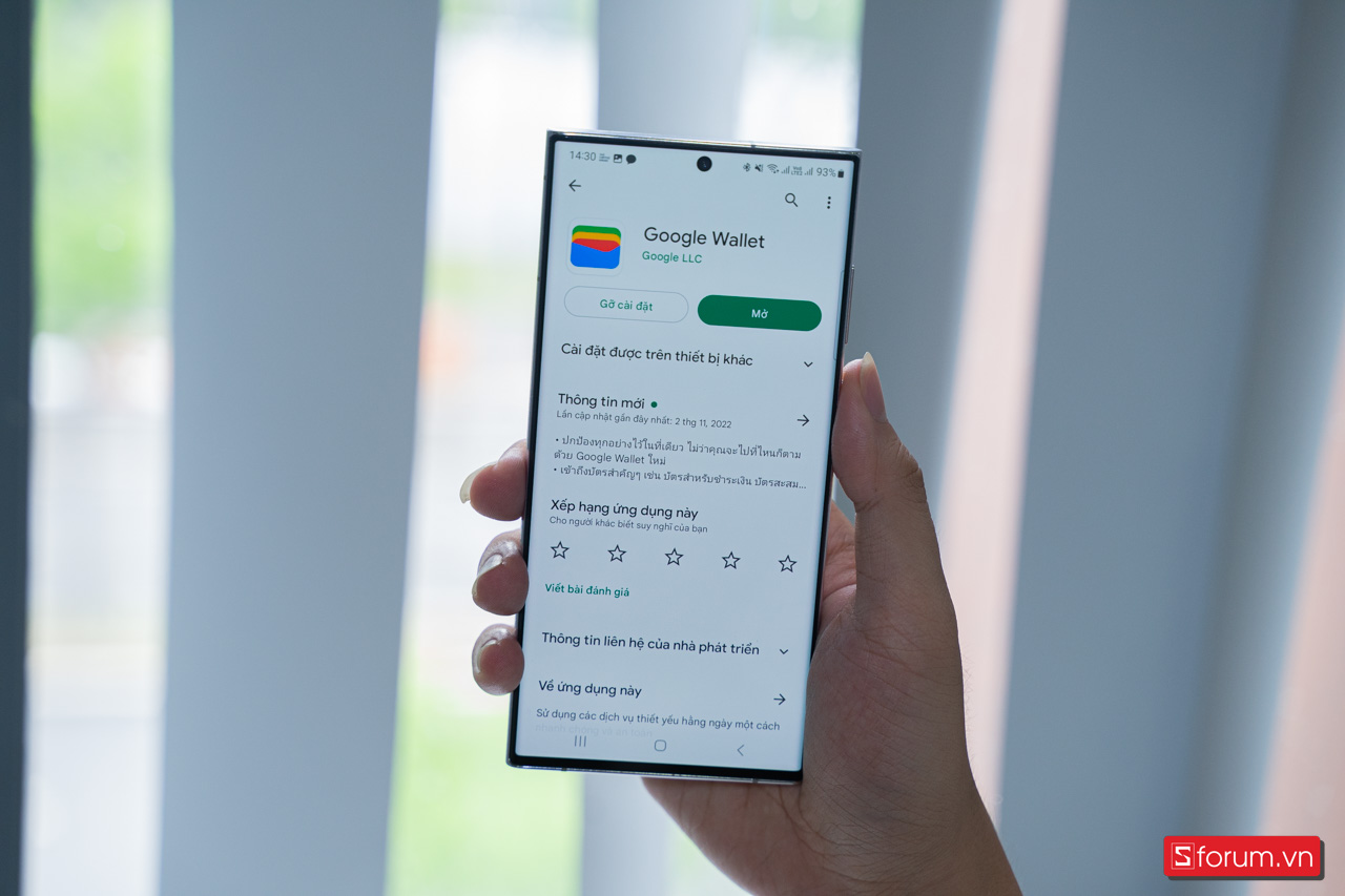 Trải nghiệm thanh toán không chạm với ví điện tử Google Pay