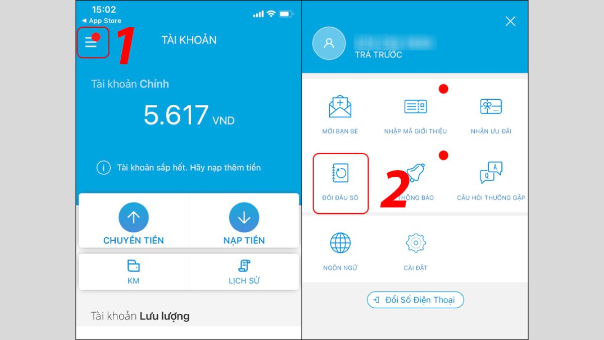 Cách chuyển danh bạ từ 11 số sang 10 khi đầu số 0120 đổi thành 070 bước 3