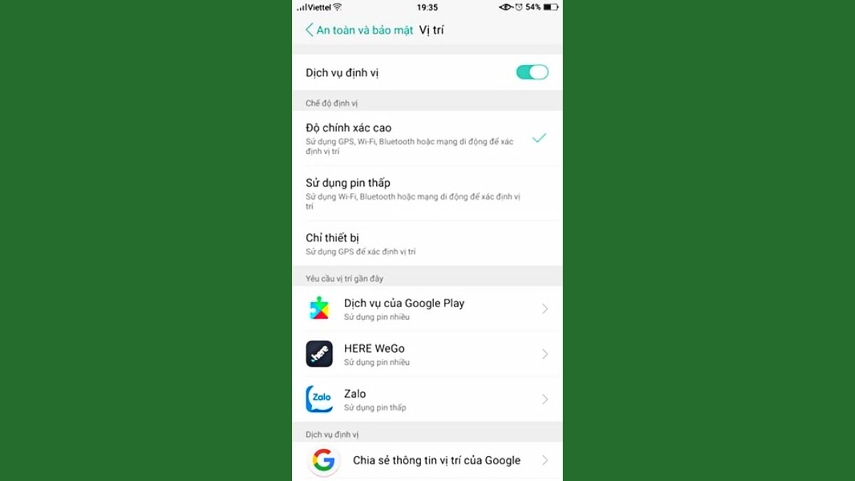 hướng dẫn cài định vị giữa 2 điện thoại Oppo