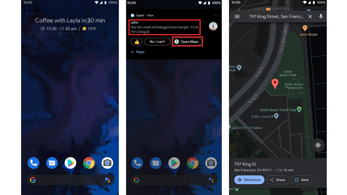 Tính năng trả lời thông minh trên Android 10