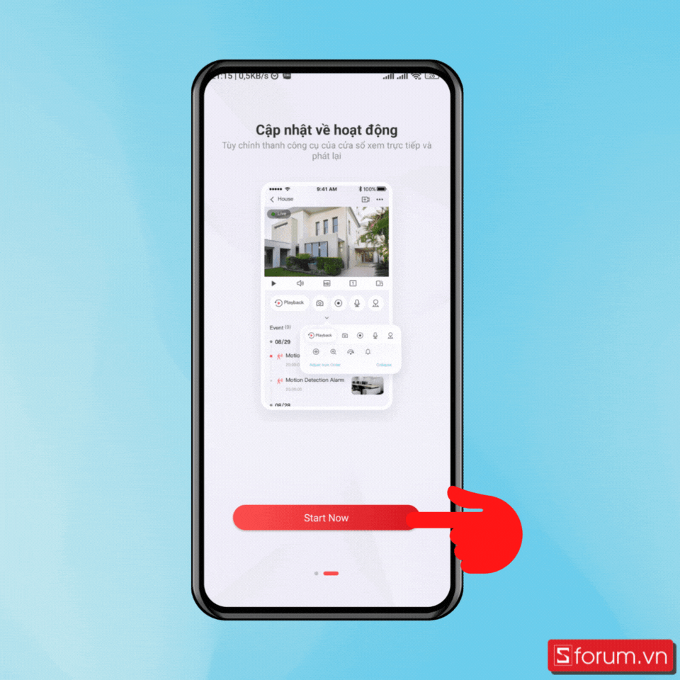 Cách kết nối camera Hikvision với điện thoại cực đơn giản - Bước 2