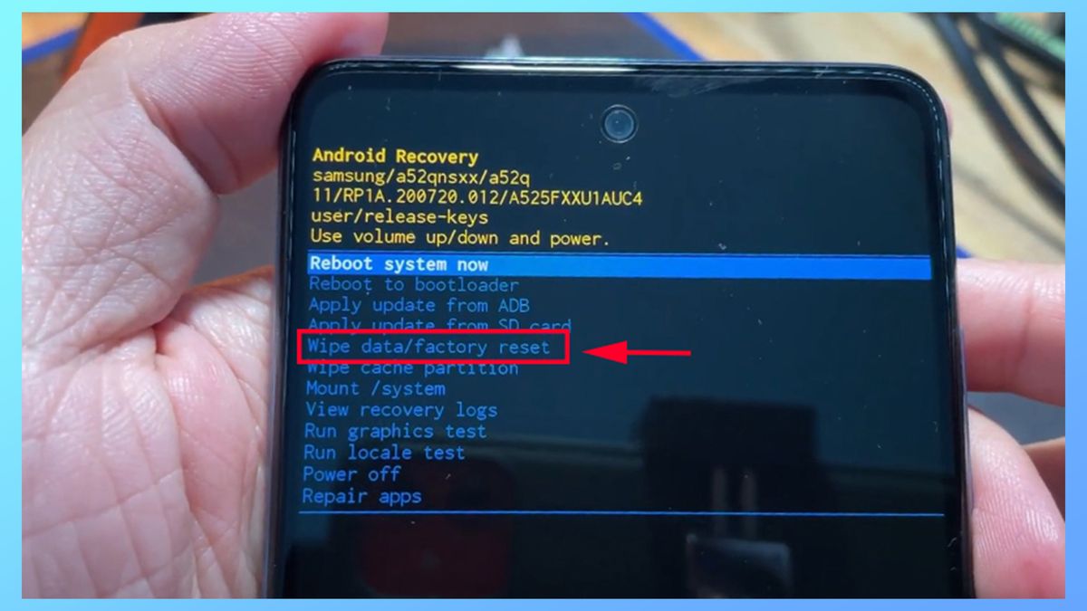 Cài đặt lại điện thoại Samsung bằng Recovery