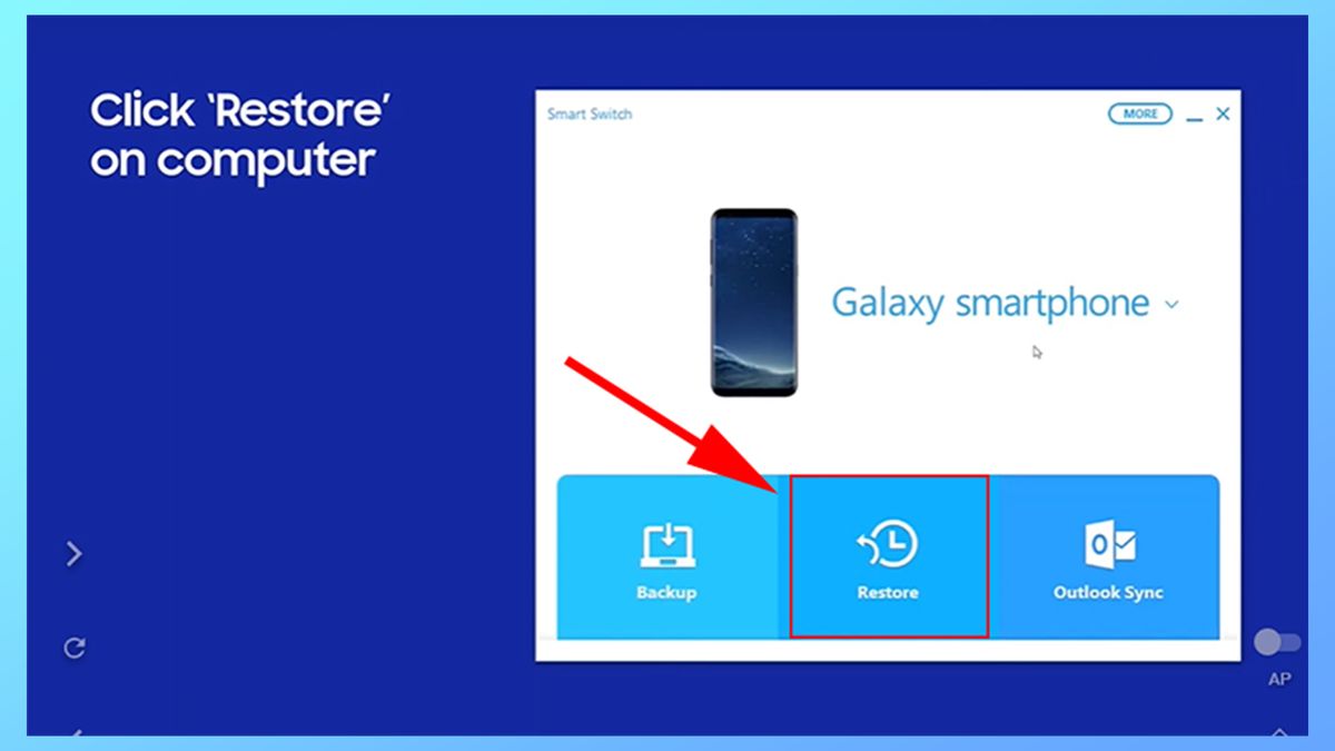 Cách khôi phục cài đặt gốc Samsung bằng Smart Switch