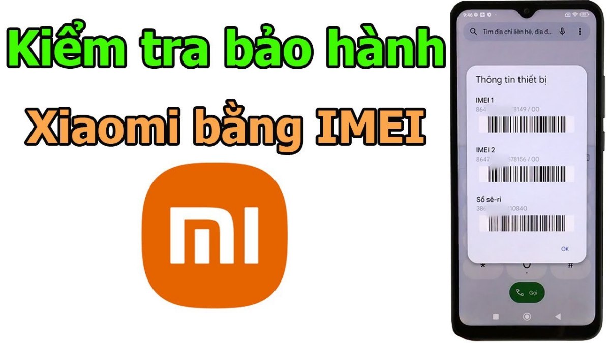 Cách tìm IMEI điện thoại Xiaomi