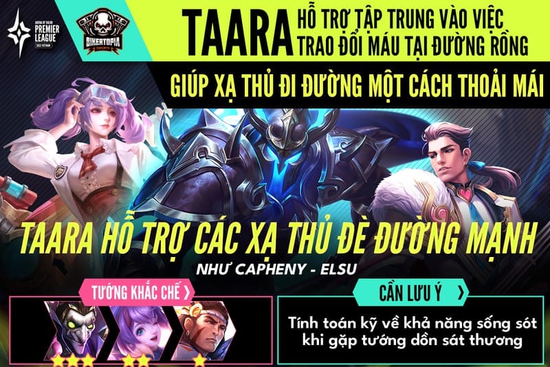 Chiến thuật Liên Quân mùa 24 từ giải APL 2022 - Taara