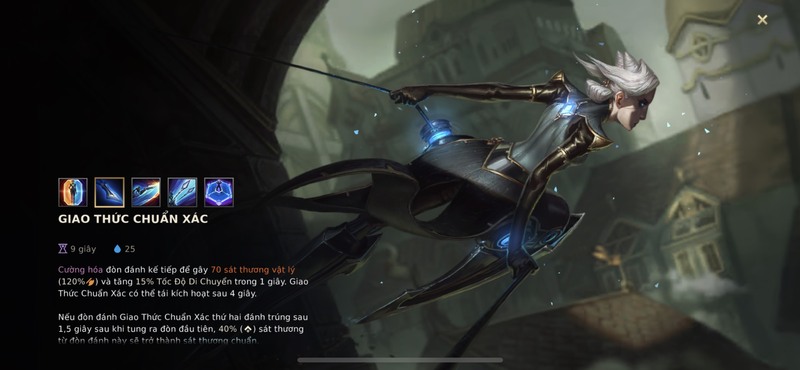Chiêu 1 của Camilla game Tốc Chiến