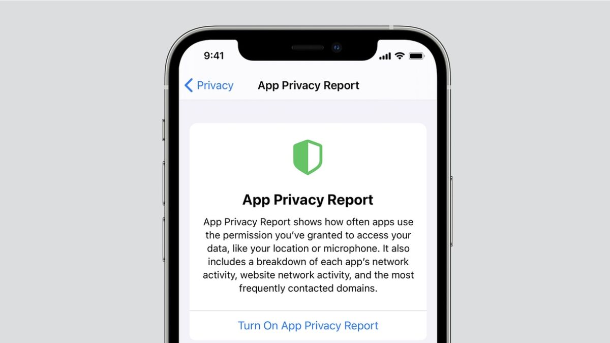 Tính năng Privacy Report bảo vệ quyền riêng tư của ios 15.2