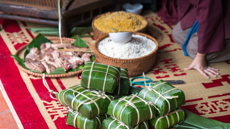 HÌnh nền bánh chưng tết 2023 - 20